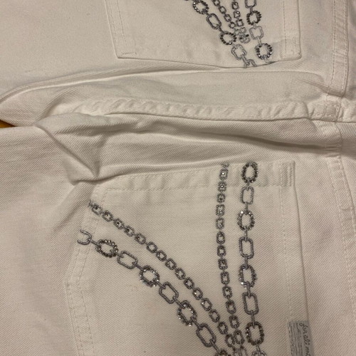 White jeans flare new, size S 36 8