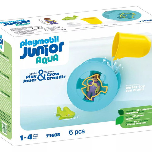Playmobil Junior Aqua Watermill with Shark New