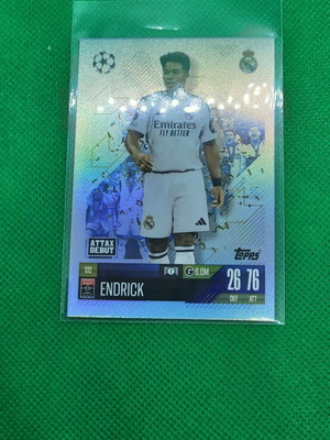 Endrick Real Madrid Match Attax Topps 2024-25 Attax Debut like new