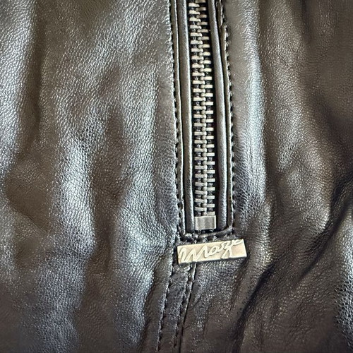 Maze Biker Leather Jacket new, black, size L