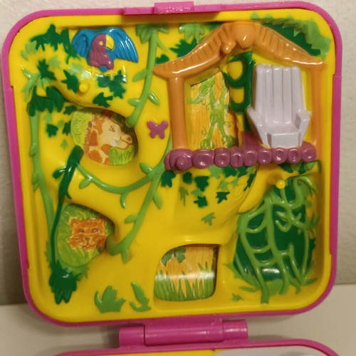 Polly Pocket Bluebird Zoo World 1989 collectible toy case like new