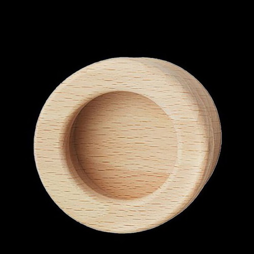 Hafele recessed beech wood handles new, diameter 60mm