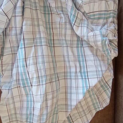Men's shirt like new, size L, blue