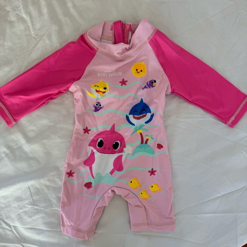 Baby Shark baby swimsuit new 0-3 months