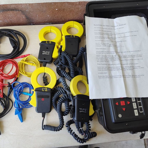 Amprobe DM-II Three Phase Power Quality Analyzer and Data Logger used