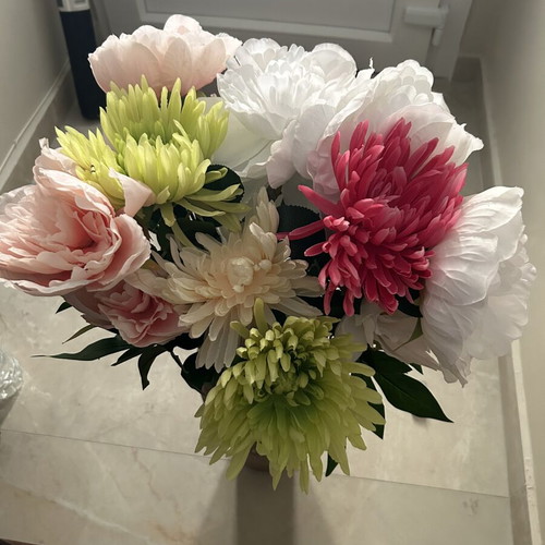 Artificial flowers 11 tall branches for large vase like new