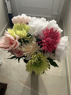 Artificial flowers 11 tall branches for large vase like new