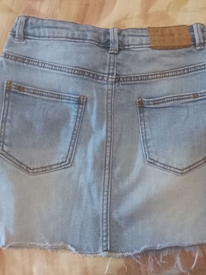 Zara denim kids skirt like new, blue, age 7, 122 cm