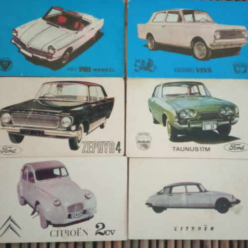Car stickers vintage used