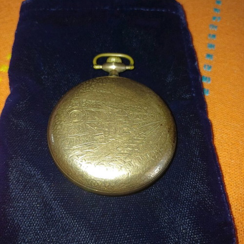 Elgin pocket watch used, gold-plated, 1920s
