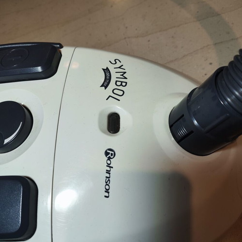 Rohnson Symbol R-119 Vacuum Cleaner used, 1200W, white and blue