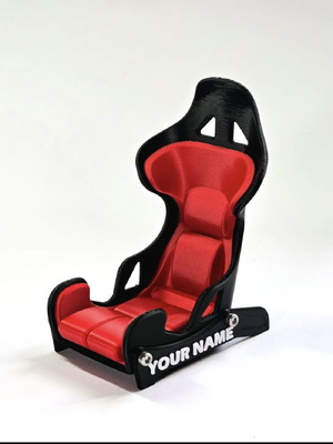 Racing Seat Phone Holder καινούργιο, με όνομα και χρώμα της επιλογής σας