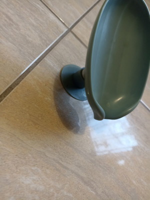 Soap holder with suction cup