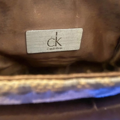 Calvin Klein small crossbody bag used, gray