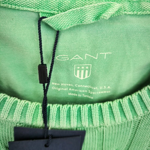 Gant Cable Crew Sweater L new, fresh green
