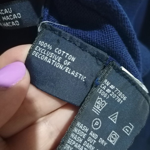Tommy Hilfiger cotton sweater used, blue check, size L
