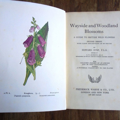 Edward Step Wayside & Woodland Blossoms Series I & II used