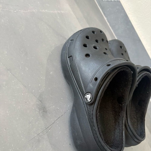 Crocs σαμπό 38-39 μαύρα μεταχειρισμένα