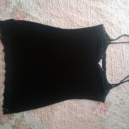 Black dress top like new, size S/M