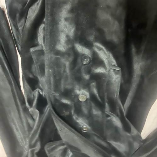 Vintage velour set jacket S and pants L like new, black
