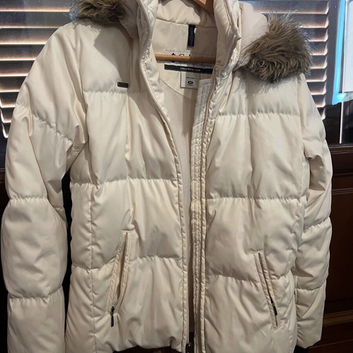 Columbia women's down jacket used in sugar color