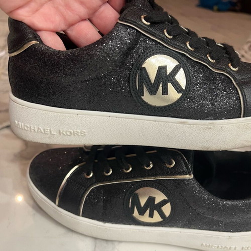 Michael Kors sport shoes like new, black glitter, size 37