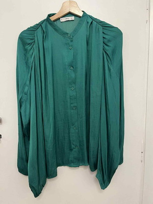Mango top new, size S, green