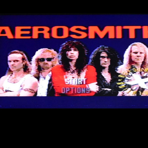 Revolution X Featuring Aerosmith Sega Mega Drive game used, action rail shooter