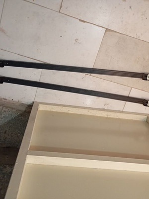 Hermes roof bars for Nissan Qashqai J10 2007-2014 used, 2 pieces
