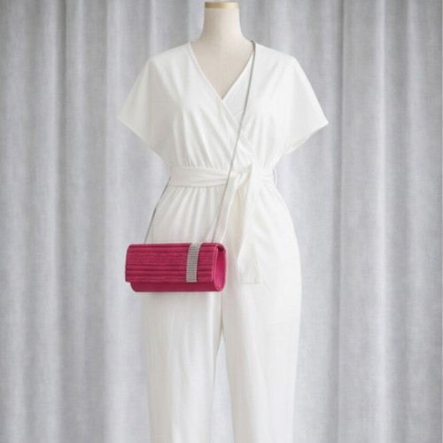 Evening shoulder bag like new with chain