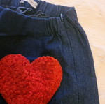 Two In A Castle culotte pants like new for 6 years old blue and red