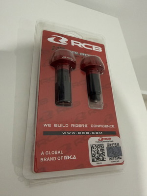 RCB Handlebar End Balancer Red M7 new