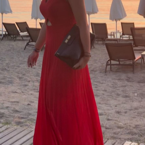 Maxi dress Eden red size 42 like new