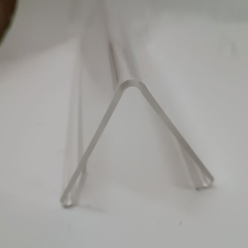 Acrylic double-sided stands new, thick plastic, 21x8x8 cm