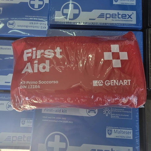 Car First Aid Kit new with hard plastic case and comprehensive contents
