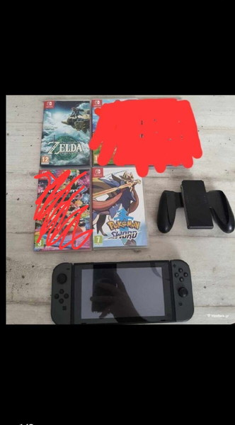 Nintendo превключвател с игри и подаръци!!