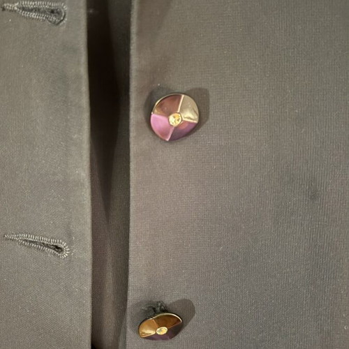 Lola luxury suit with skirt like new, black, sizes 52 and 44
