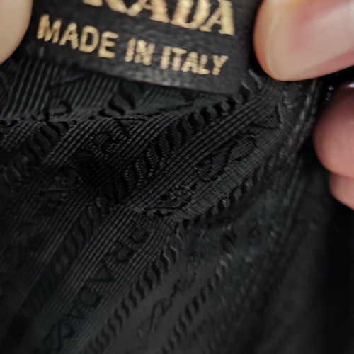 Prada vintage shoulder bag, black