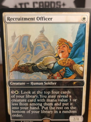 Recruitment Officer Magic the Gathering Game Day Promo