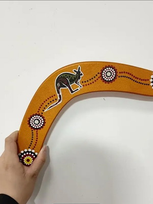 Wooden Boomerang New Traditional Balanced for Practice or Collection