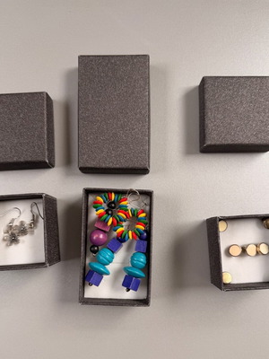 Earrings like new, all together