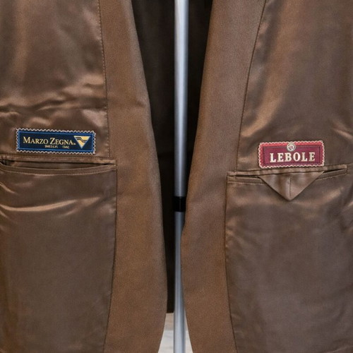 Lebole Mario Zegna Jacket Size 54 Like New Brown