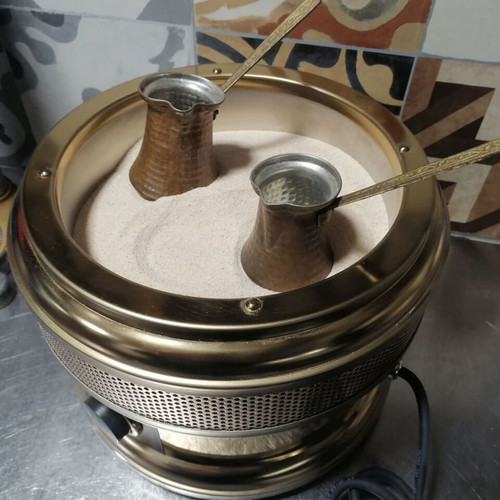 Johny Greek Coffee Hoboli AK/8-3 with copper briki and special sand