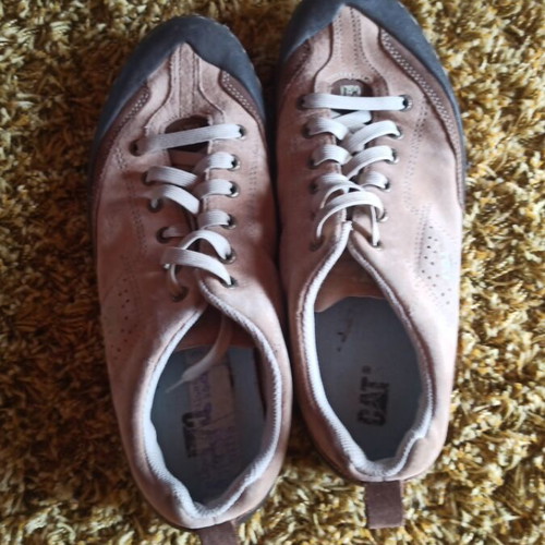 CAT shoes, size 44, black and beige