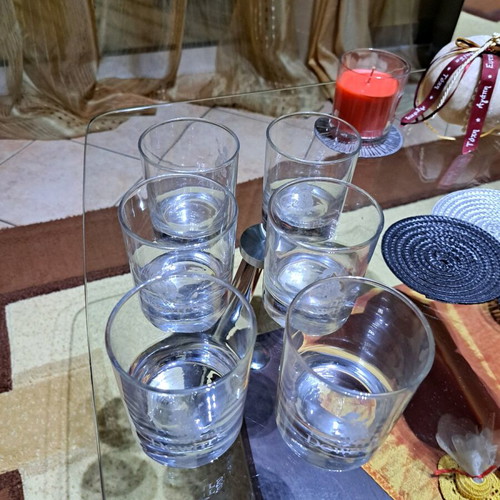Dewar's whiskey glasses new, set of 6 pieces