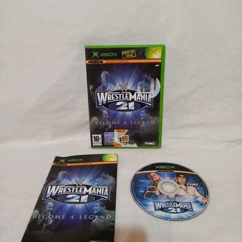 Wrestle Mania 21 Xbox used fighting game