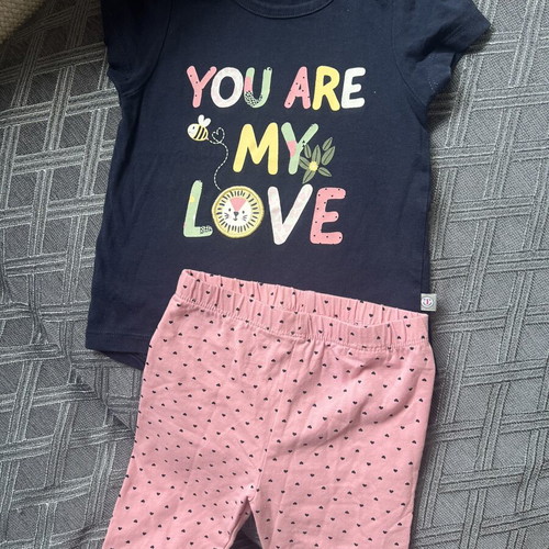 Baby clothing sets new size 74/80, 2-piece packs with prints