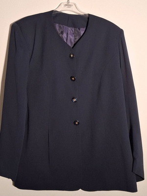 Blue jacket like new with gold button details