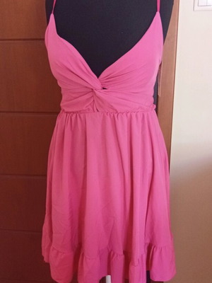 Pink dress made in Italy one size new