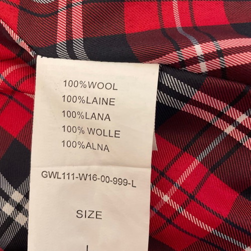 Guess women's coat large used, black wool blend